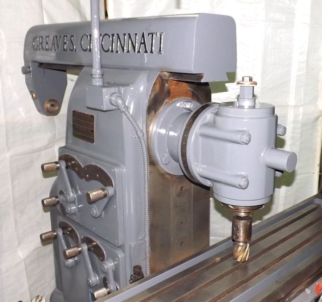 X=36" - Y=12"- Z=18" GREAVES ... HORIZONTAL/VERTICAL MILL